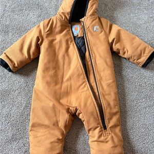 Carhartt Tan Kids One Piece Footie